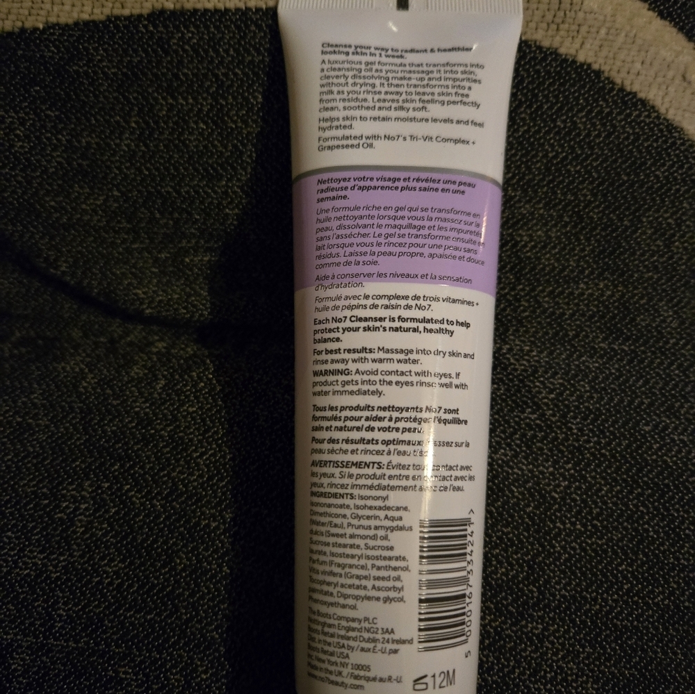 No7 nourishing melting gel cleanser for dry skin 150ml 5 fl oz see pic - Picture 4 of 4